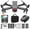 Black_Free Size, variant on Gnmfd Drone with Dual 4K FPV Camera for Adults and Beginners, Foldable RC Quadcopter with Altitude Hold, Headless Mode, Trajectory Flight, Extra Battery, Outdoor Travel, Big Drones for Adults