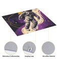 thumbnail image 4 of Naloa Astronaut Floating purple Space Dish Drying Mat for Kitchen Counter, Heat Resistant Drainer Mats, Absorbent Draining Mat,Dish Rack Pad,16"x18", 4 of 8