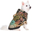 thumbnail image 3 of Bingfone Watercolor Flower Dog Clothes Hoodie, Pet Winter Coat,Puppy Sweatshirts For Small Dogs Boy Girl,Suitable For All Breeds-Small, 3 of 9