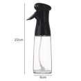 thumbnail image 2 of Hervidor de vidrio con pulverizador de aceite de 220ml, hervidor de aceite con pulverizador de alta presión, botella pulverizadora de aceite para barbacoa, botella pulverizadora de aceite cuantit, 2 of 5