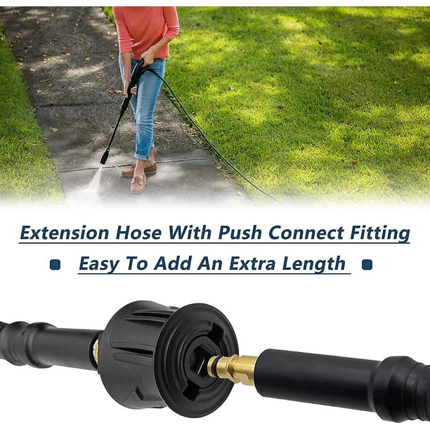 High Pressure Flexible Extension Hose 15m Quick Coupling Reinforced For Karcher K2 K3 K4 K5 K6 K7