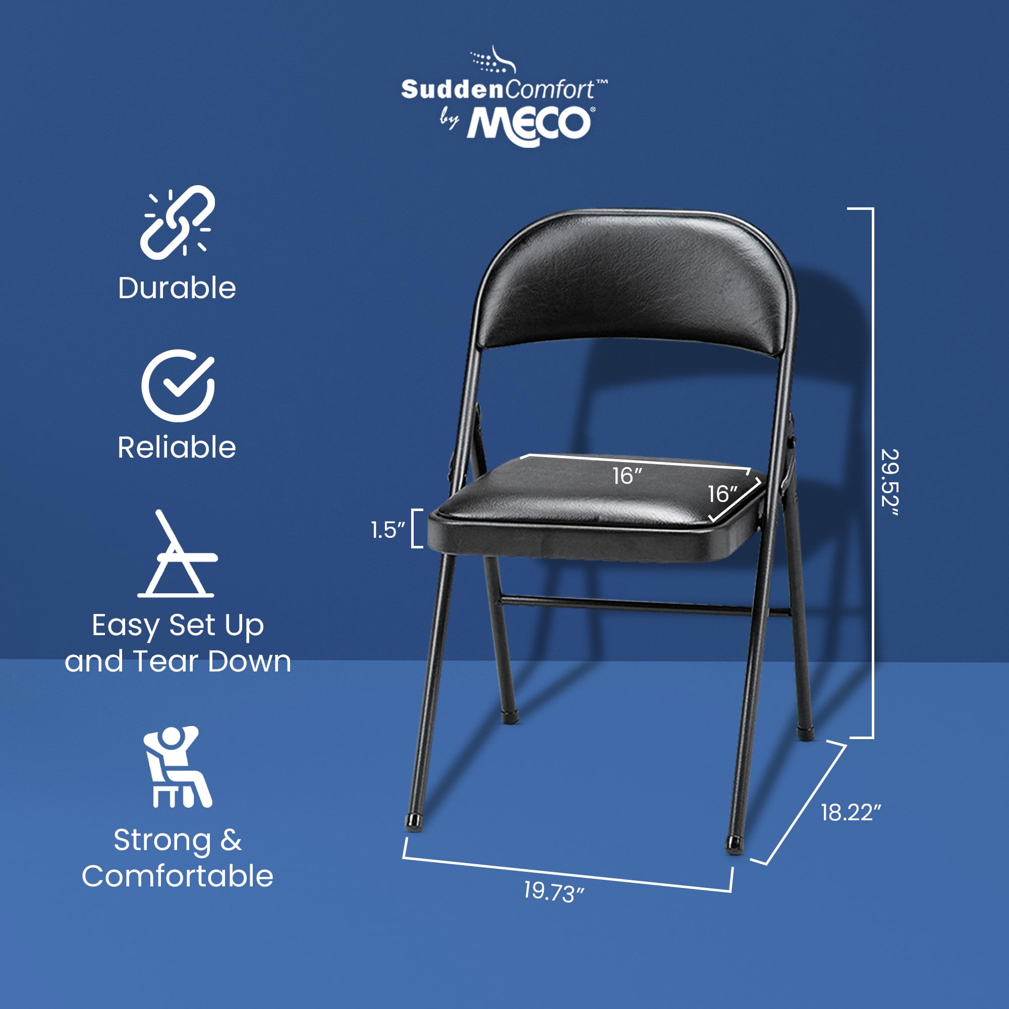 Enduro vinyl folding chair hotsell