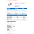 thumbnail image 2 of Water Pump 1 - Compatible with 1991 - 1996 Ford Escort 1.9L 4-Cylinder - Autopart Premium, 2 of 2