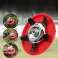 thumbnail image 6 of Zenithome Paddy Field Five Teeth Dry Land Two Teeth Amphibolic Purpose Lawns Beating Head Terrace Water Land Paddy Field Weeding Mower Accessories Weeding Tray Weeder fork Tool, 6 of 8