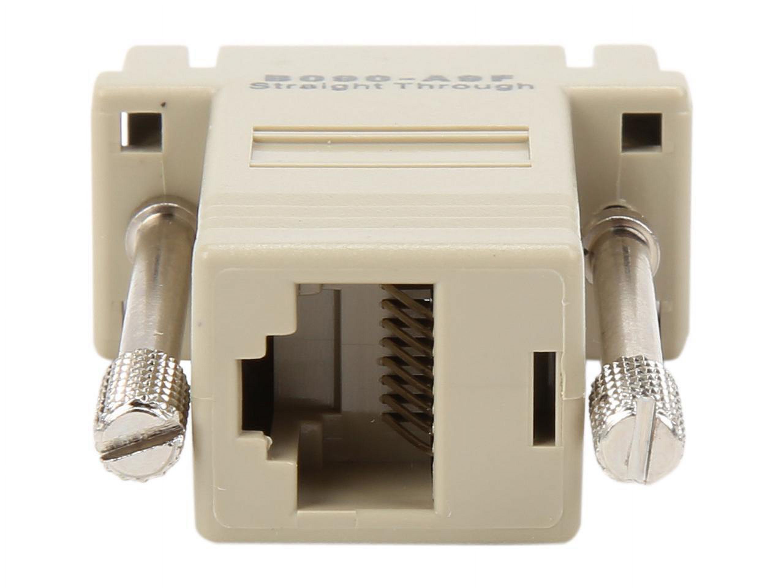 50x DB9 Female To RJ45 Modular Adapters – 8P8C Serial RS232 Connector Plug Lot
