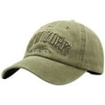 thumbnail image 3 of Mens Baseball Cap Khaki Cute Sports Hat Dad Hat for Women, 3 of 3