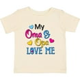 thumbnail image 3 of Inktastic My Oma and Opa Love Me with Hearts Boys or Girls Baby T-Shirt, 3 of 5