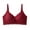 Red, variant on Womens Lounge Bras Casual Support Bra for Outdoor Push Up Seamless Wireless Bra, 40A, White