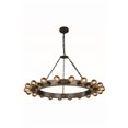 thumbnail image 1 of Elegant Lighting Winston 40" 20 Light Pendant Lamp in Aged Iron, 1 of 1