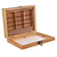 thumbnail image 1 of Unique Miniature Wooden Bookshelf Display Case, Display Case for Stress Relief, with Artistic Design Versatile Desk Ornament, 1 of 7