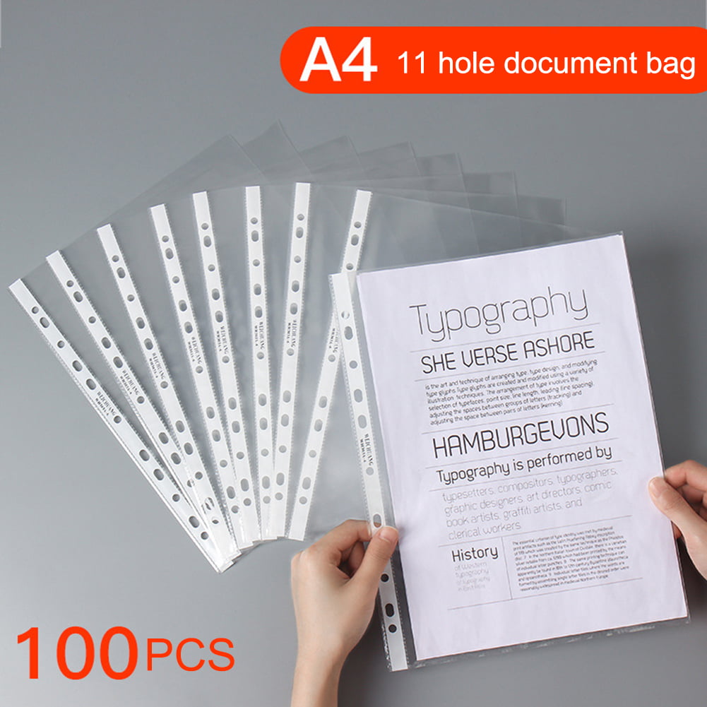 Mapac : Archival Box Sleeve : A4 : Pack Of 10 : Clear : No Ring Binder  Holes