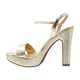 thumbnail image 2 of Zapatilla Vizzano 6292200 tacón Alto plataforma Piel plateado 24, 2 of 17