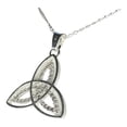 thumbnail image 2 of JOYARIS Dije Triqueta Zirconias Plata Solida 925 + Cadena Plata 925 DM-0000108, 2 of 4