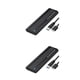 thumbnail image 1 of Tholdsy Estuche M2 SSD Disco duro de doble protocolo M.2 a USB Tipo C Adaptador de unidad de estado sólido Cajas de disco PCIE NGFF 5Gbps SATA de 5 Gbps 2Conjunto, 1 of 6