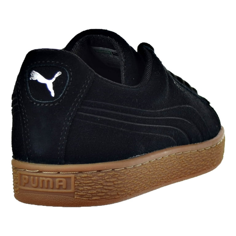 Puma Men s Classic Debossed Q4 Suede Black Glacier Gray Ankle High Fashion Sneaker 11.5M