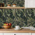 thumbnail image 5 of Peel and Stick Wallpaper Canvas Contact Paper Abstract grunge camouflage seamless texture military camouflage Self Adhesive and Removable 24in x 118in, 5 of 8