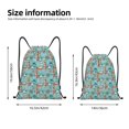 thumbnail image 2 of Xecao Sea Lighthouse Pattern Sports Drawstring Backpack - String Swim Gym Bag with Wet Proof Pocket for Women&Men-Medium, 2 of 6
