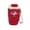 Red, variant on Coffee Vacuum Flask – Portable Stainless Steel Insulated Travel Mug, 12oz Temperature Display Mug, Stainless Steel Insulated Water Bottle With Lid And Handle Strap, Water Bottle Leak (Purple)