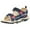 Blue, variant on REDARER Boys Sandals for Kids Comfortable Adjustable Hook and Loop Strap Casual Outdoor Summer Beach Shoes for Daily Wear,4-4.5 Years