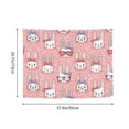 thumbnail image 4 of Funny Glasses Crown Cute Rabbit_A Tapestry for Bedroom - Tapestry Wall Hanging Wall Tapestry for Dorm Wall Decor Home Decoration , Aesthetic Funny Tapestry 29 x 37in, 4 of 5