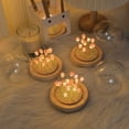thumbnail image 5 of Paquete de material de bricolaje hecho a mano con luz de noche de tulipán, luz de ambiente de escritorio creativa, decoración, 5 of 5