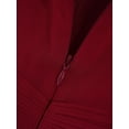 thumbnail image 6 of iEFiEL Girls Chiffon Pleated High-waisted Princess Pageant Bridesmaid Birthday Party Dress Wine Red 16, 6 of 7