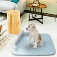 thumbnail image 1 of Estera para Jaula de Perro, Manta para Cama de Perrera, Fondo Antideslizante, Cómoda Cama para Gato, Almohadilla para Dormir para Sofá, Perrera, Coche Azul y L, 1 of 10