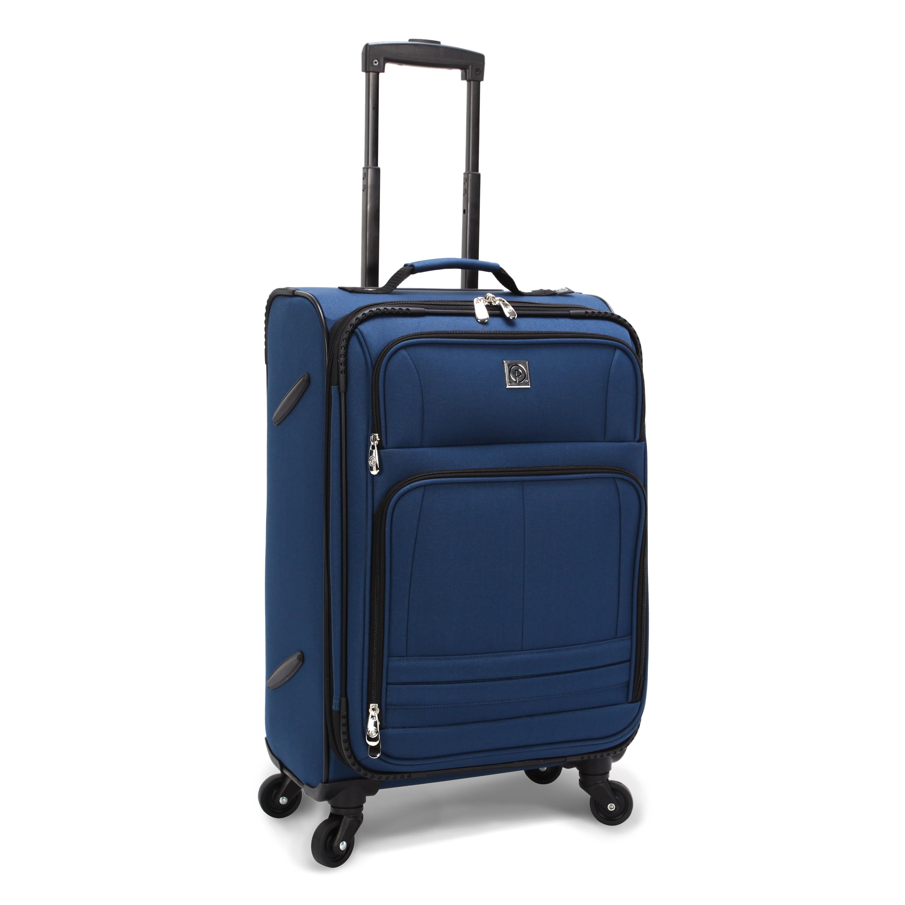 Protege 21" Carry-on Elliptic 4-Wheel Spinner Luggage, Blue(Walmart Exclusive)