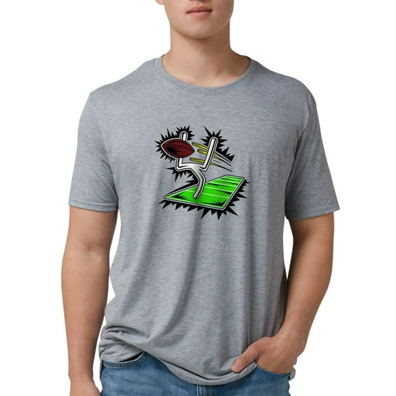 CafePress - FIELD GOAL Mens Tri Blend T Shirt - Mens Tri-blend T-Shirt