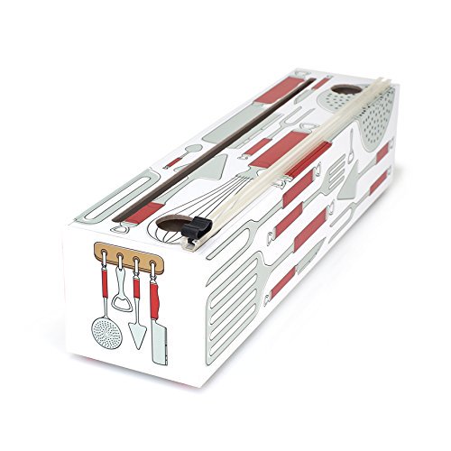 ChicWrap Big Chef Refillable Plastic Wrap Dispenser/Slide Cutter and