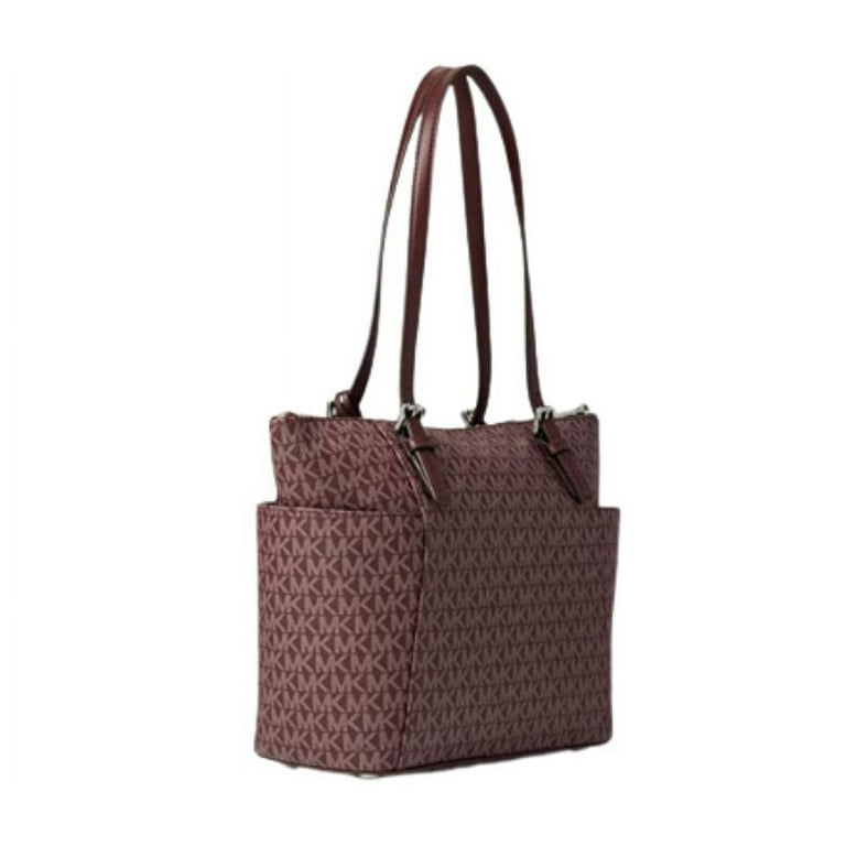 Michael Michael Kors Vanilla/Acorn Jet Set East West Top Zip Tote Bag