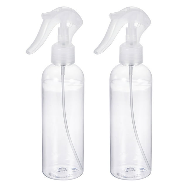 Unique Bargains 300ml Spray Bottles Refillable Mist Sprayer Plastic Clear 2 Pack