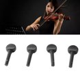 thumbnail image 1 of 4Pcs Violin Tuning Peg, Portable Fine Appearance Wood Violin Peg Replacement Black, 1 of 8