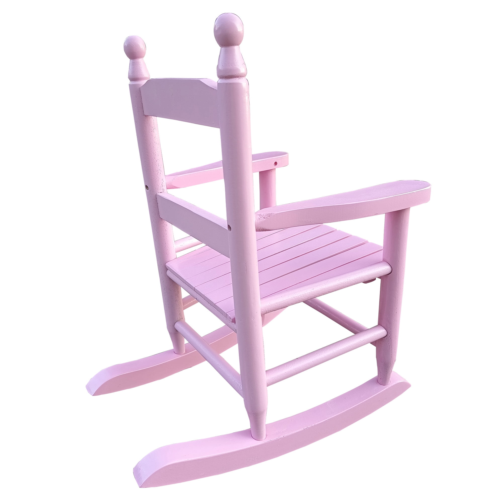 Pink 's Rocking Chair - Wood Indoor Or Outdoor Suitable 110 Lbs Weight Capacity Simple Assembly In Hue Solid And Ready Strong Limit Easy Required