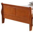 thumbnail image 4 of Glory Furniture Louis Phillipe Queen Sleigh Bed in Oak, 4 of 7