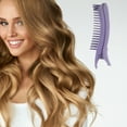 thumbnail image 2 of Unique Bargains 1pc Durable Hair Rollers for Women 4.33"x1.06" Purple, 2 of 6