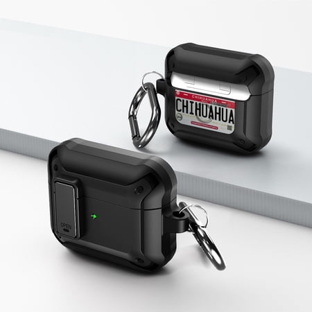 Duo Shield Secure Lock Designed For AirPods 3rd Gen With Hook  Black/Black price history on PriceWatchPro