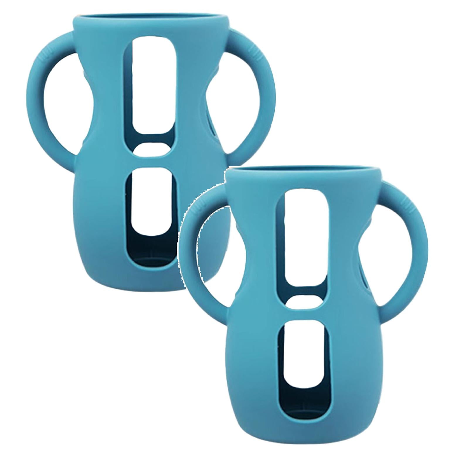 Lumxatz 2Pcs 240Ml Silicone Sleeves With Handles For Aventnatural Natural Glass Baby Bottle Antibreakage Baby Bottles Holder Compatible With Philipsavent Anticolic Baby Bottles 8 Oz Glass&Bottle