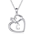 thumbnail image 1 of DPTALR Collier Pendentif Cœur Porte-Bonheur Bijoux pour Femmes, 1 of 2