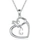 thumbnail image 1 of Fiudx Collar In Colgante Corazon de Buena Suerte para Mujer, 1 of 2