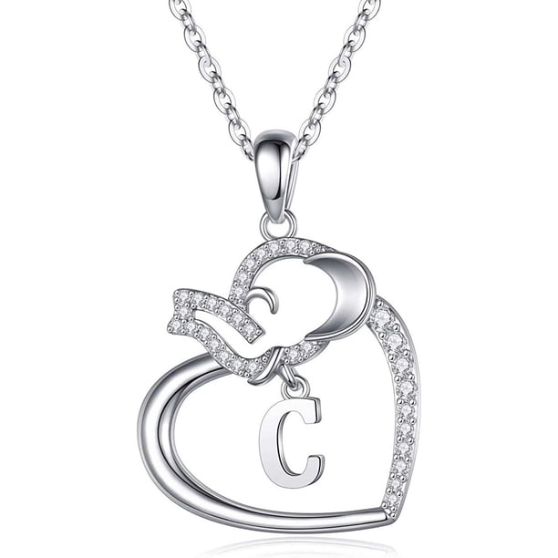 Fiudx Collar In Colgante Corazon de Buena Suerte para Mujer