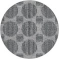 thumbnail image 2 of Addison Rugs Dream Shag Premium Machine Washable Transitional Geo, Circles Shadow Round Rug, 8' x 8', 2 of 8