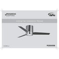thumbnail image 5 of Progress P250058-009-30 Braden 44" LED Flush Mount Ceiling Fan, Brushed Nickel, 5 of 5