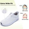 thumbnail image 3 of Artlea Womens Wide Toe Box Shoes Walking Sneakers with Arch Support Slip On Fashion Tennis Shoes for Long-time Walking, US Size 6, 3 of 7