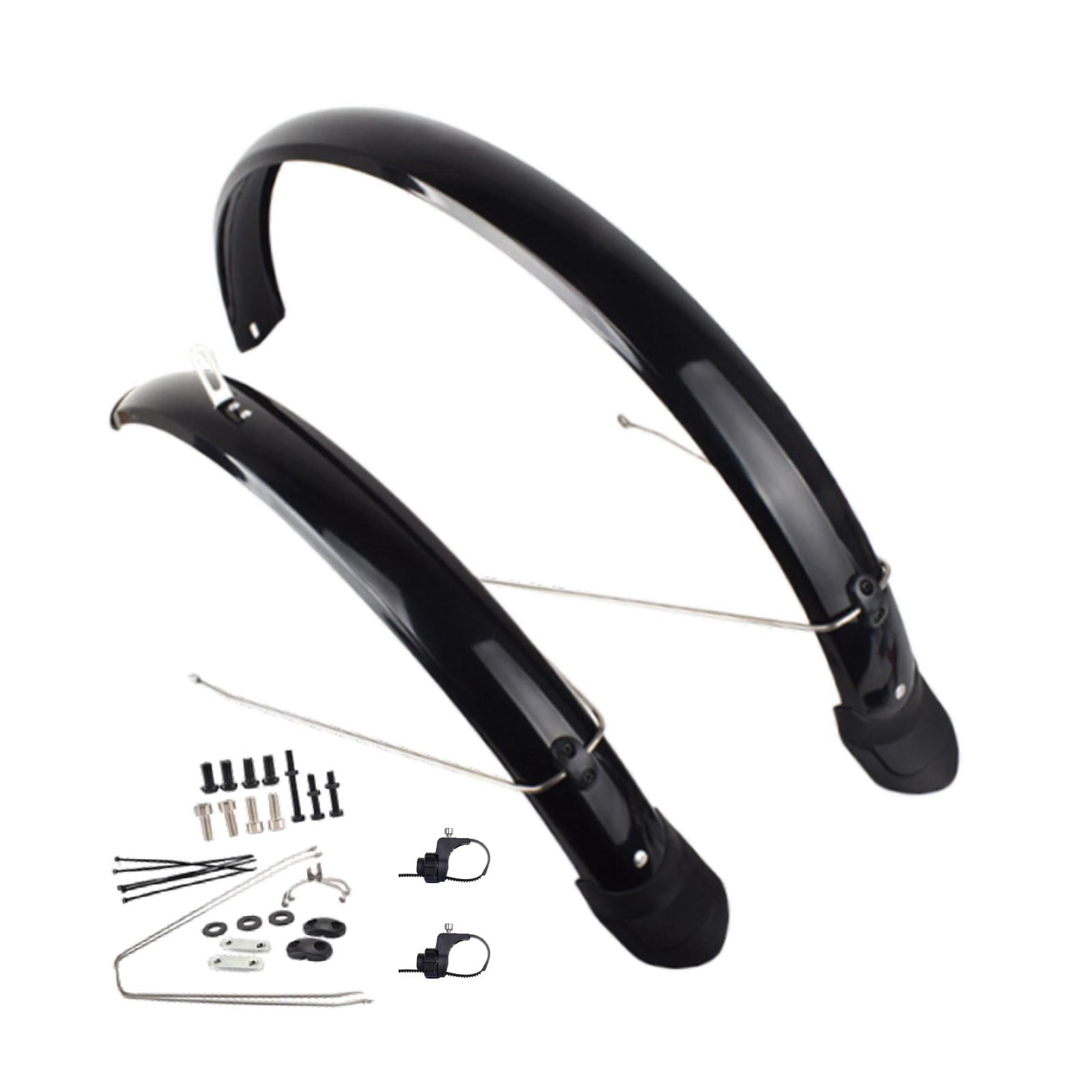 LOVIVER Bike Mudguard Front Rear Set Accs Mud Guard for Sports Folding Bikes 700C Glossy