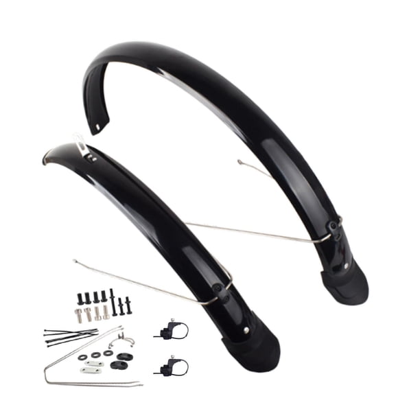 Juego de guardabarros para bicicleta, guardabarros para bicicleta, componentes elegantes, instalación sencilla y práctica. 26 pulgadas brillante