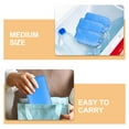 thumbnail image 3 of HONITANO 8Pcs Reusable Cooler Ice Packs Blue for Daily Use Cooler and Picnic Preservation, 3 of 8