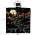 thumbnail image 2 of Cemetery Canvas Picnic Mat: Outdoor Waterproof Blanket for Beach, Park - Foldable, Portable, and Durable - Large Size for Family Gatherings and Camping - Easy to Clean and Carry, 2 of 6
