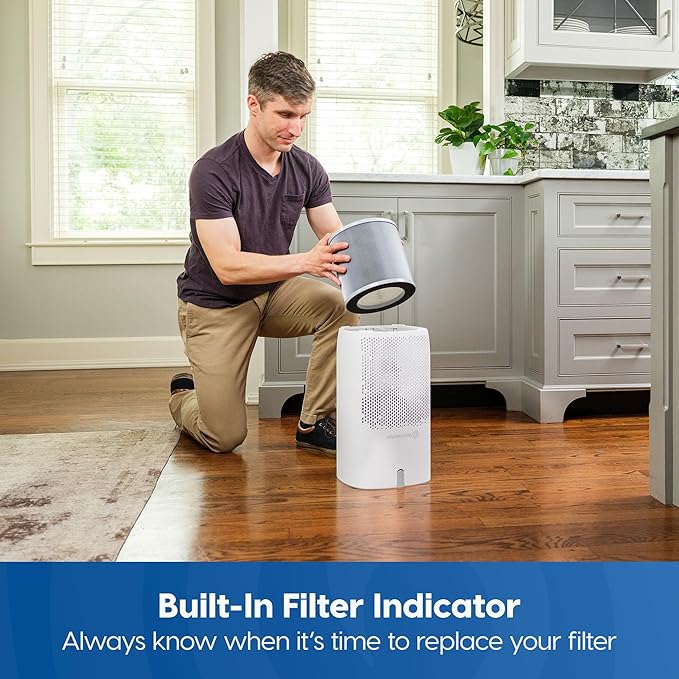 Vacmaster AP272 Upgrade Air Purifiers for Home Bedroom, Covers Up to 1360 Sq.Foot, H13 True HEPA Filter with 4 Speeds & Child Lock for Pets Dander, Odor and Smoke