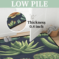 thumbnail image 4 of CURLYOOT Cactus Plant Area Rug 3x5 Ft Rugs for Entryway Entrance Kitchen, Washable Non Slip Indoor Floor Carpet for Bedroom Living Room, 4 of 7